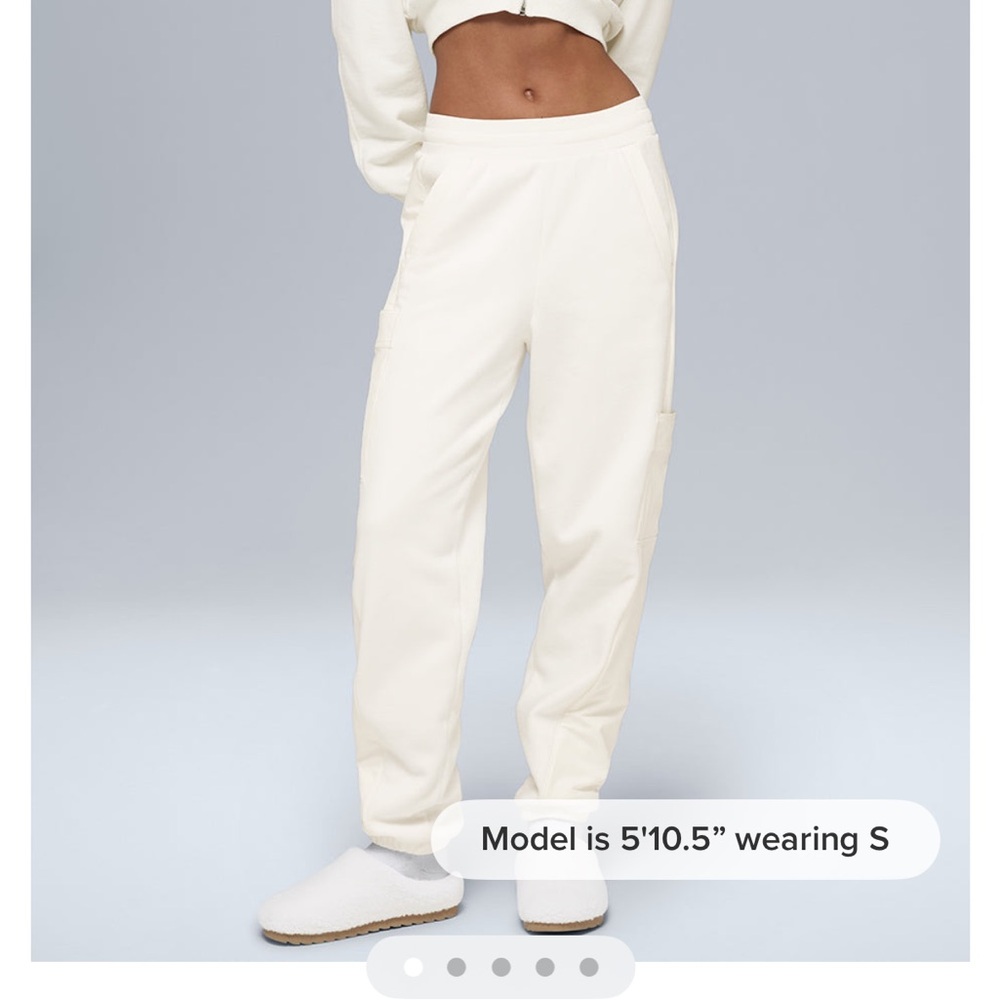 ALO Yoga Polar Fleece Wintery Mix - Ivory
